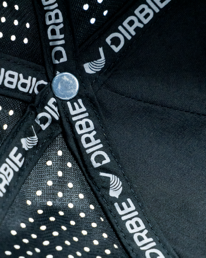 Close-up of a black baseball cap&